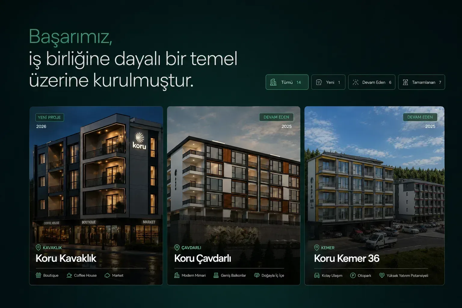 Koru Yapı İnşaat proje görseli